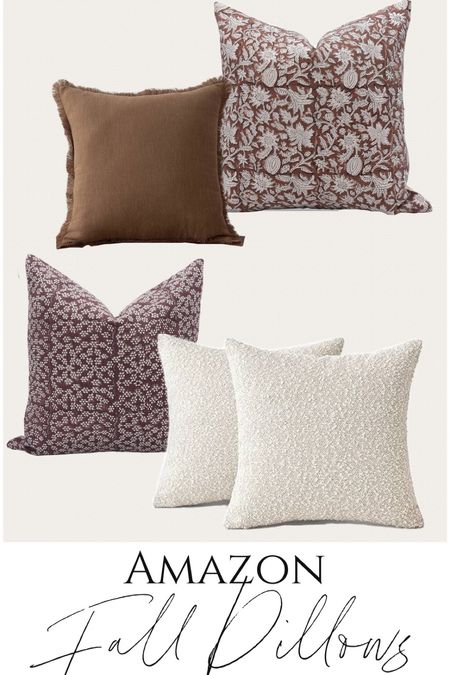 Shop Fall pillows from Amazon!!  

Fall decor, Amazon finds, Pillows, bedroom, bedroom decor, home decor, bed pillows, couch pillows, sofa pillows, master bedroom.  #amazonfinds

#LTKSeasonal #LTKfindsunder50 #LTKhome