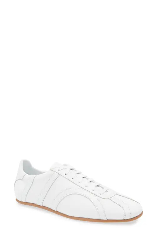 TOTEME Canvas Low Top Sneaker in White at Nordstrom, Size 41 | Nordstrom