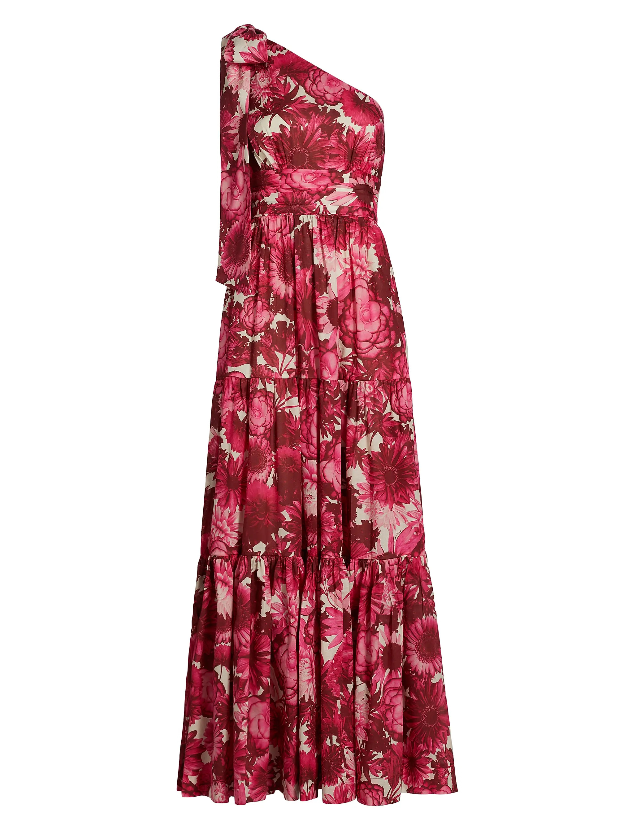 Mattera Floral One-Shoulder Maxi Dress | Saks Fifth Avenue