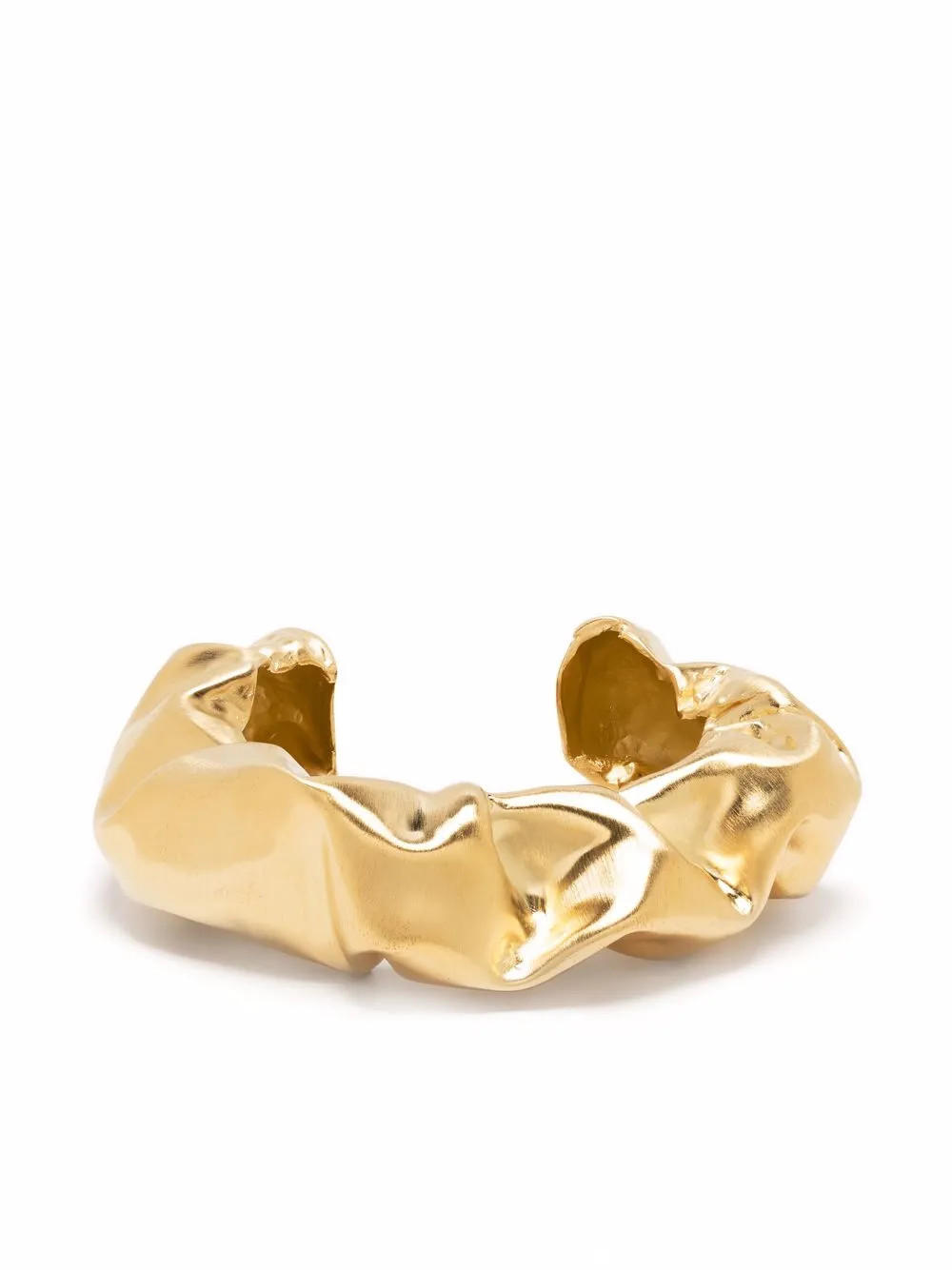 Completedworks scrunchie style cuff bracelet - Gold | Farfetch Global