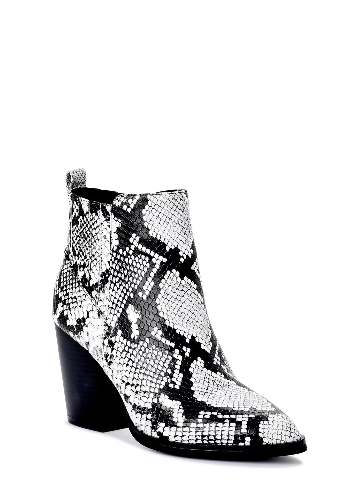 Time and Tru Women's Heeled Ankle Booties | Walmart (US)