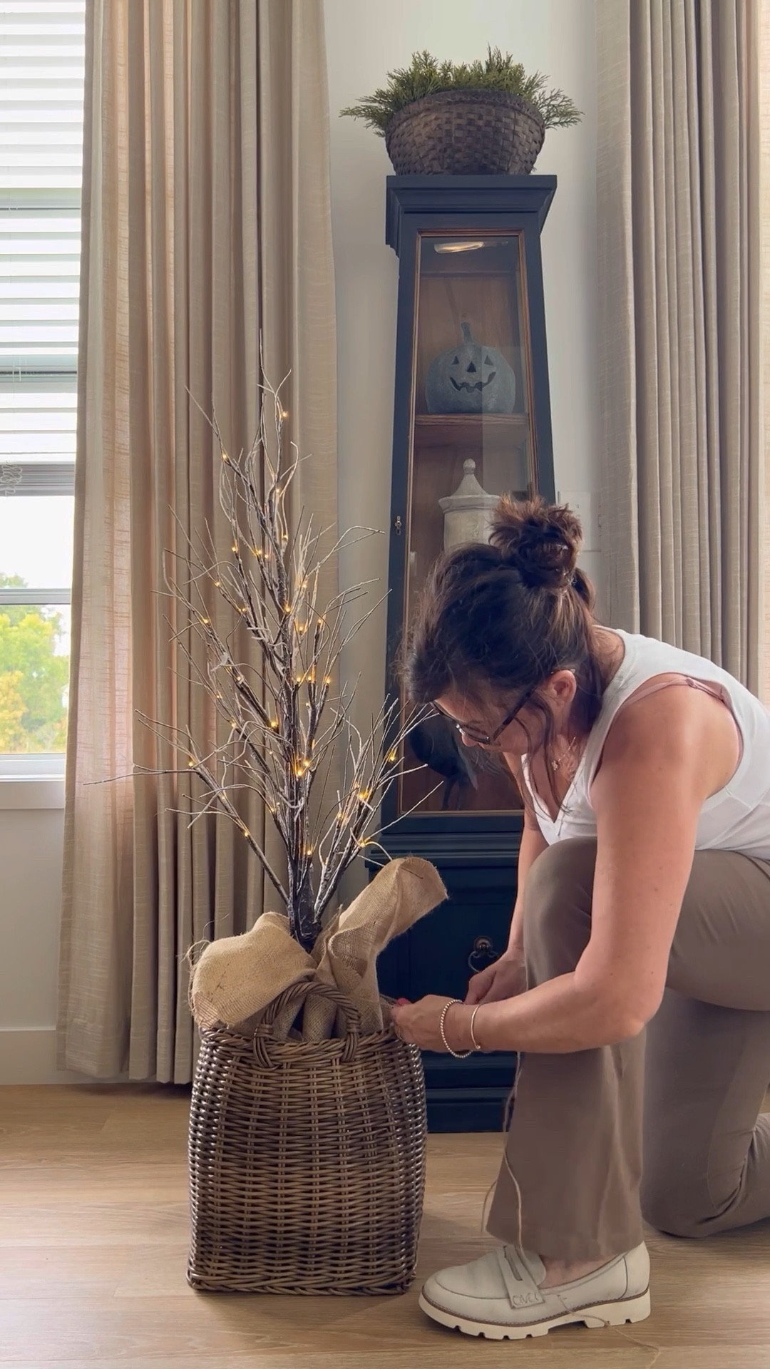 Start with a snowy twinkle tree. Place it in an interesting planter with faux fur or a fun basket with burlap. It’s a simple, pretty look. 

My tree is a four foot flocked and my basket is size small.

Holiday decor, Christmas decor 

#LTKhome #LTKSeasonal #LTKHoliday