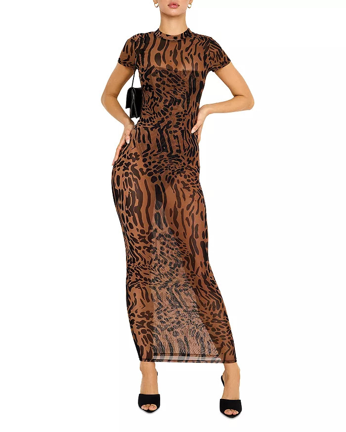 Mesh Maxi Dress | Bloomingdale's (US)