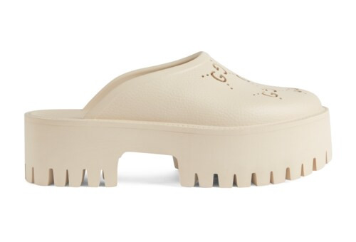 Gucci Women's platform perforated G sandal | Gucci (US)