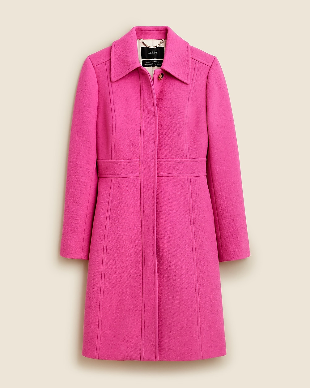 New lady day topcoat in Italian double-cloth wool blend | J. Crew US