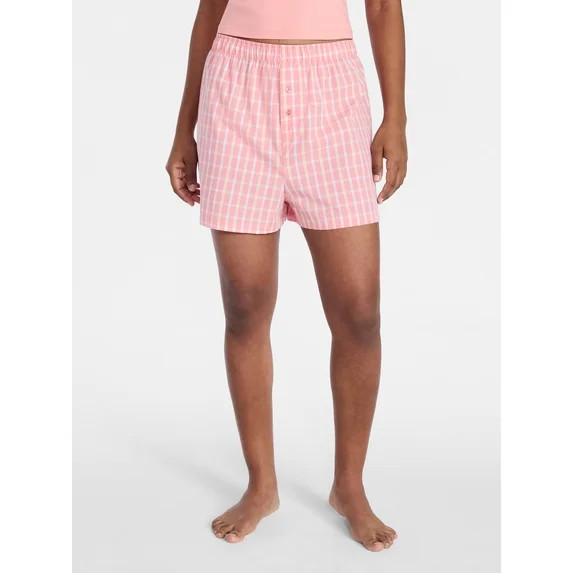 No Boundaries Sleepwear Boxer Shorts, Women's XS-XXL | Walmart (US)