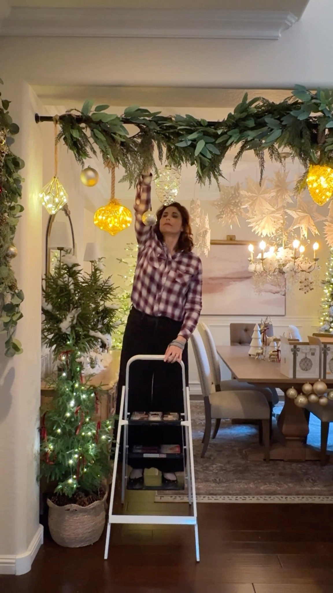 Are you familiar with the curtain/tension rod hack? My friends @shopinteriordelights popularized this great idea last year with their fabulous Majestic Collection! And it’s back and better than ever! 

Use discount code MAJESTICJOY20 for 20% off your order 

Here’s what’s included:
INTERIOR DELIGHTS’ MAJESTIC COLLECTION 
*6 illuminated beautiful large ornaments & remotes 
*4 garlands (2 cedar, 2 cedar + eucalyptus)
*6 pearlescent gold ball ornaments 
* 4 pearlescent gold ball ornaments (slightly bigger)
**Not included: tension rod (but I used their recommendation which I’ve listed below) 

They recommend a space that’s 60-80” . 
My space is actually wider at 88” (such a rebel) and I used a 90” tension rod. Definitely make sure that the rod is tightened to the area first, before adding items. 

Tension rod hack, curtain rod hack, Christmas decor, Christmas home decor, holiday decor, holiday styling, holiday home decor, garland, Christmas garland 

#LTKHoliday #LTKSeasonal #LTKHome