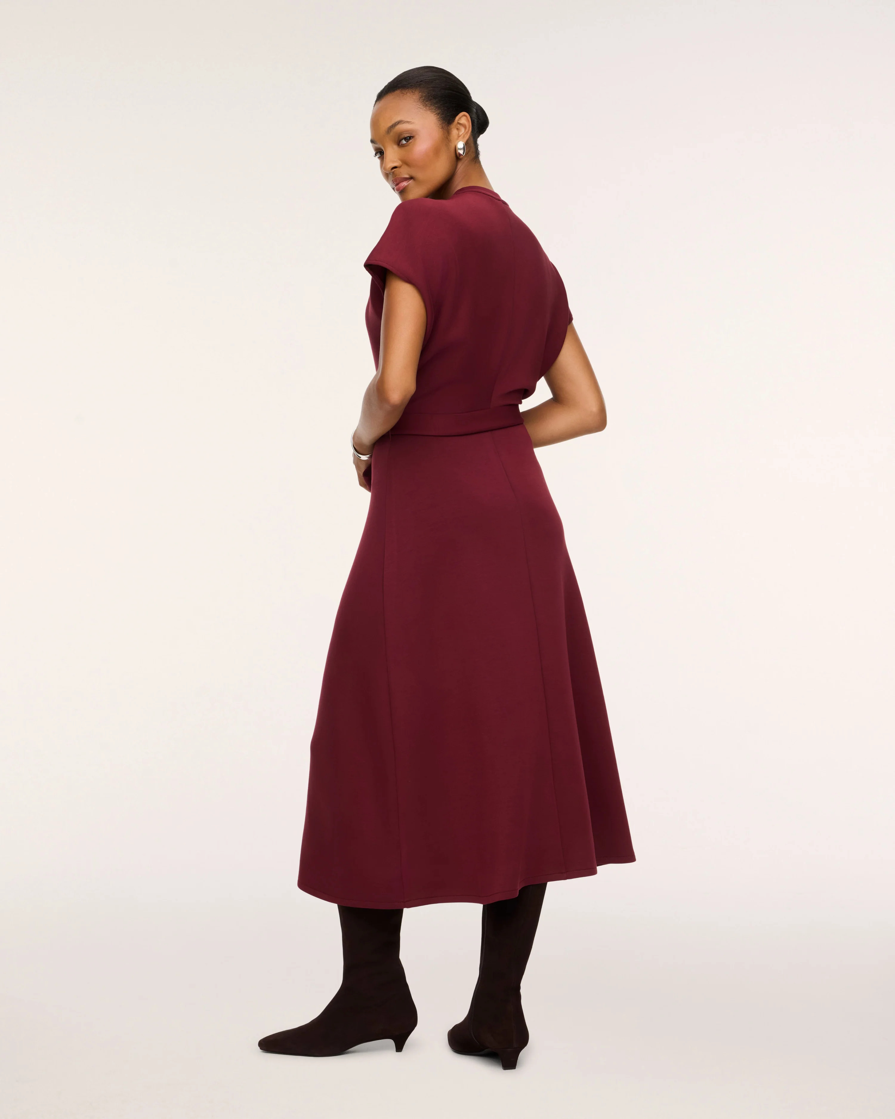 Draped Tie-Waist Maxi Dress | Spanx