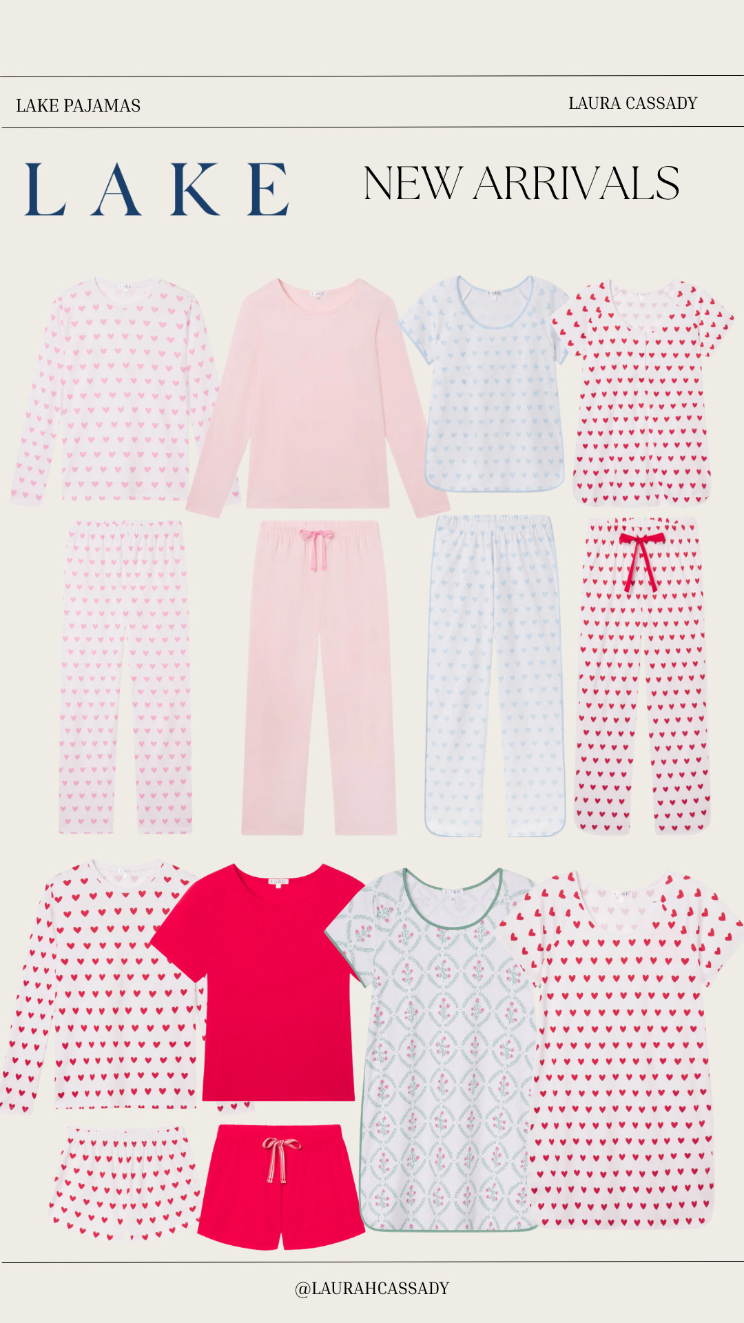 Lake Pajamas Valentine’s Day new arrivals for women 💕 The softest pajamas in the cutest heart prints and cozy colors — perfect for Valentine’s Day, Galentine’s, or treating yourself to comfy sleepwear you’ll love all season.
#LakePajamas #ValentinesPajamas #WomensSleepwear #ValentinesDayStyle #CozyFinds #PajamaLove #LTKFinds #LTKValentines #SleepwearStyle 

 #LTKSeasonal #LTKU #LTKTall