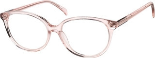 Zenni Women's Boho Round Prescription Glasses Pink Plastic Full Rim Frame | Zenni Optical (US & CA)