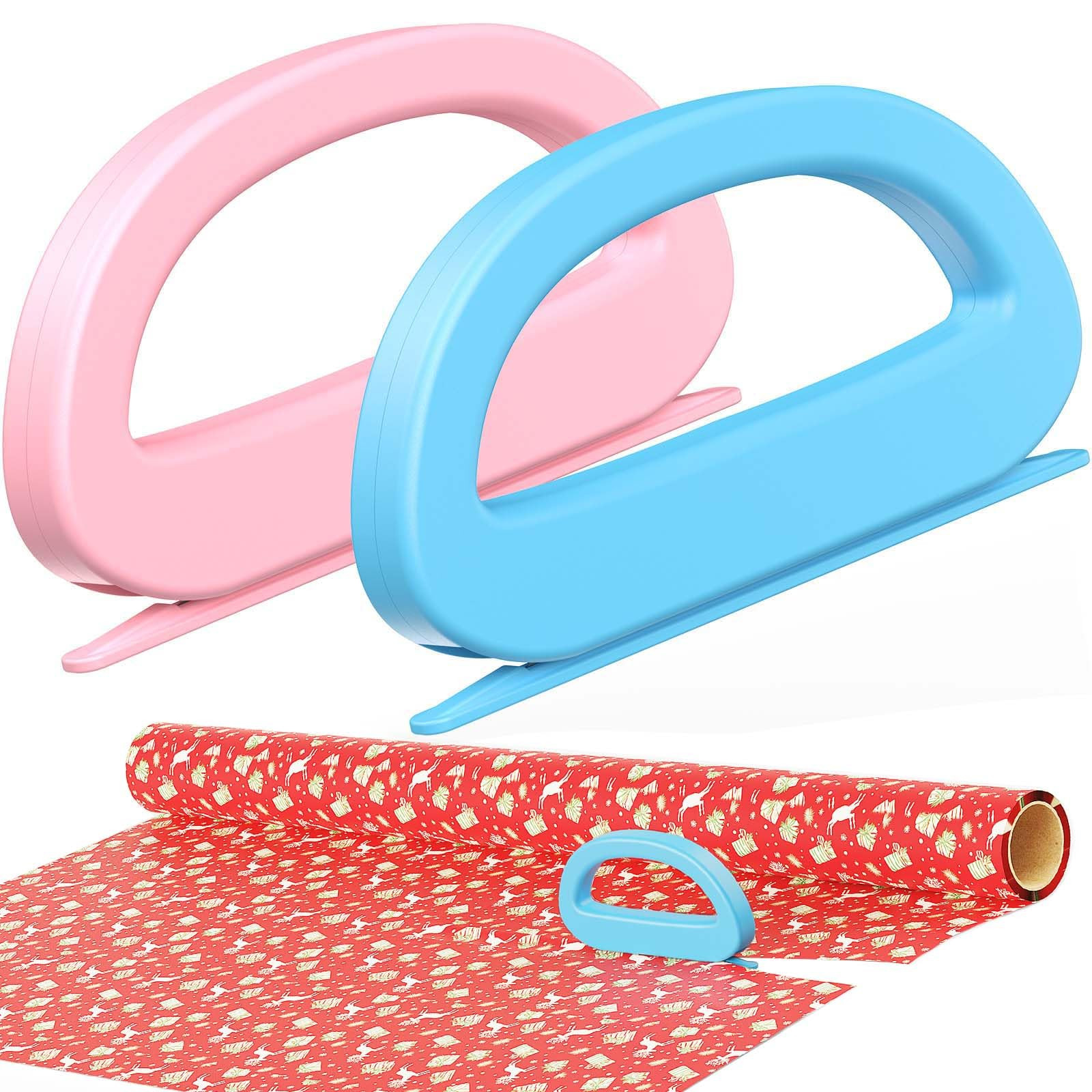 Dual Ended Wrapping Paper Cutter 2-Pack (4 Blades), Sliding Gift Wrap Cutter for Wrapping, Paper ... | Amazon (US)