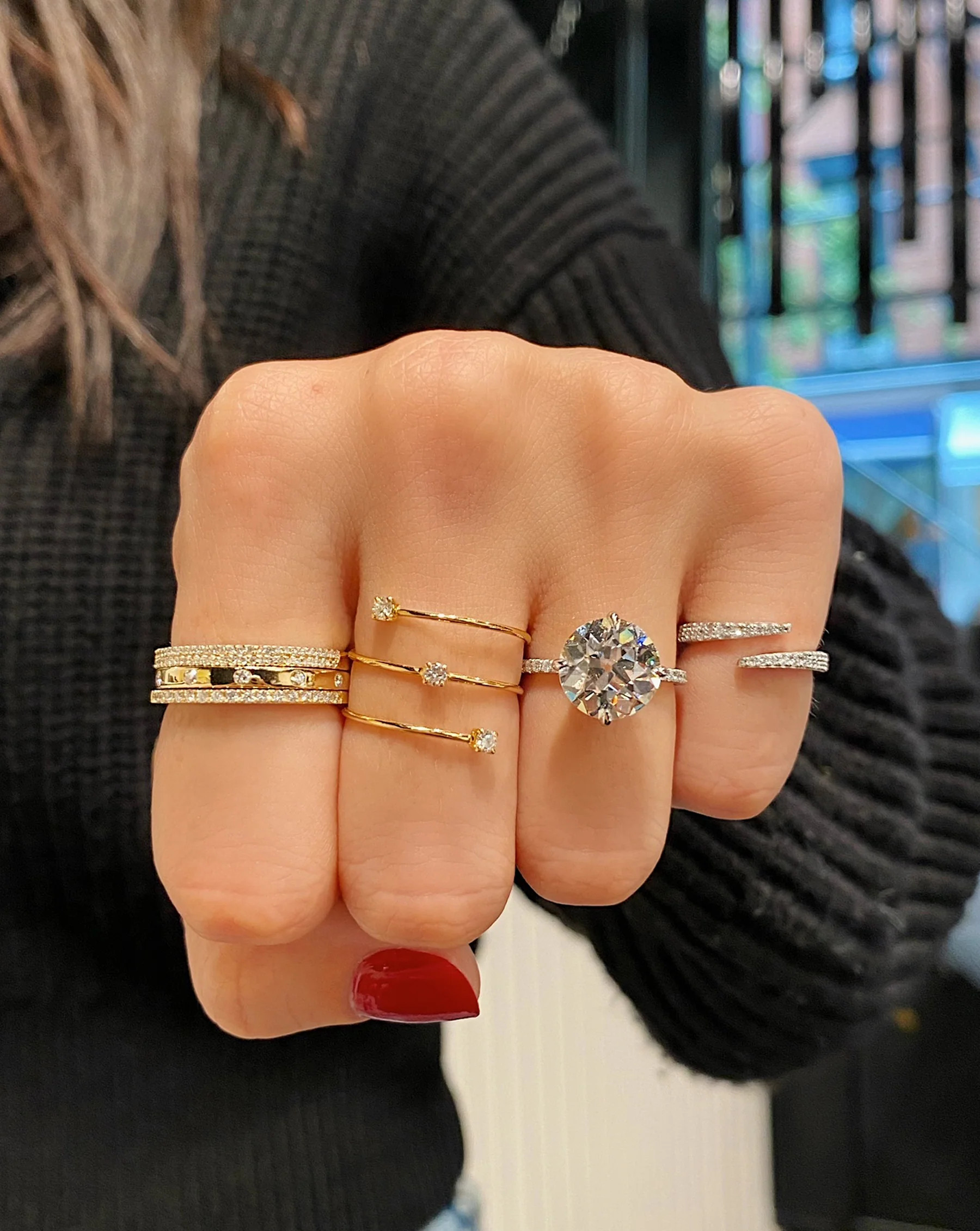 Inlay Diamond Ring | Ring Concierge