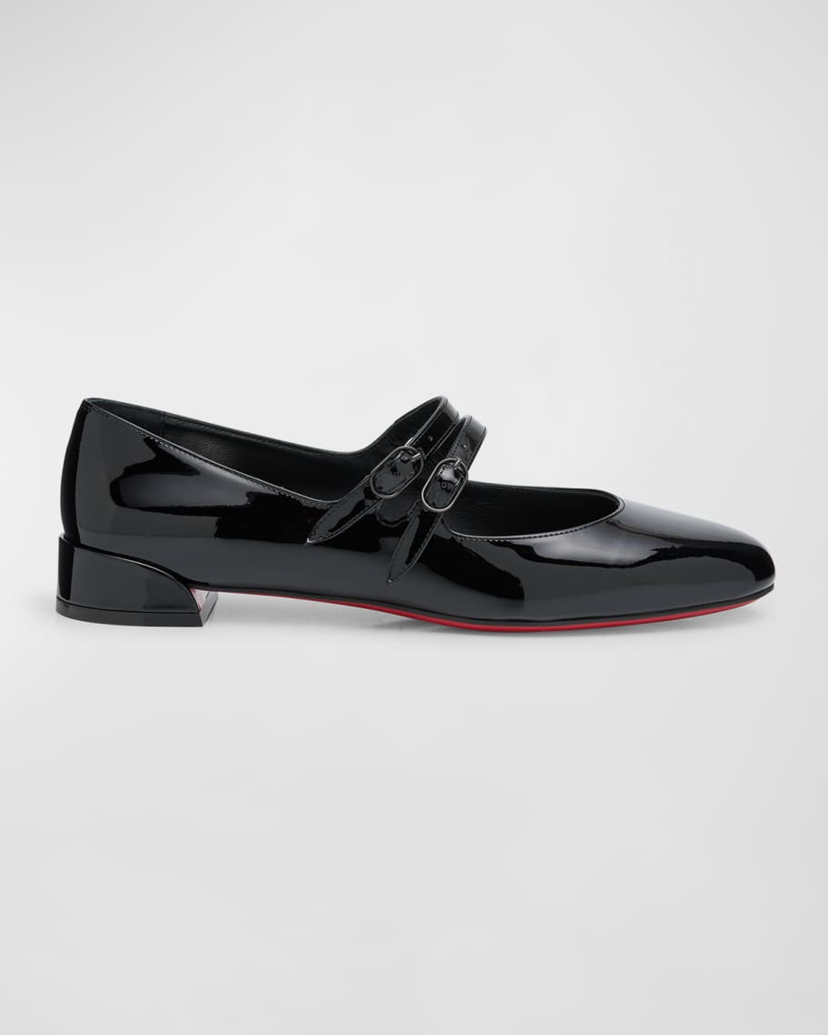 Sweet Jane Patent Red Sole Ballerina Flats | Neiman Marcus
