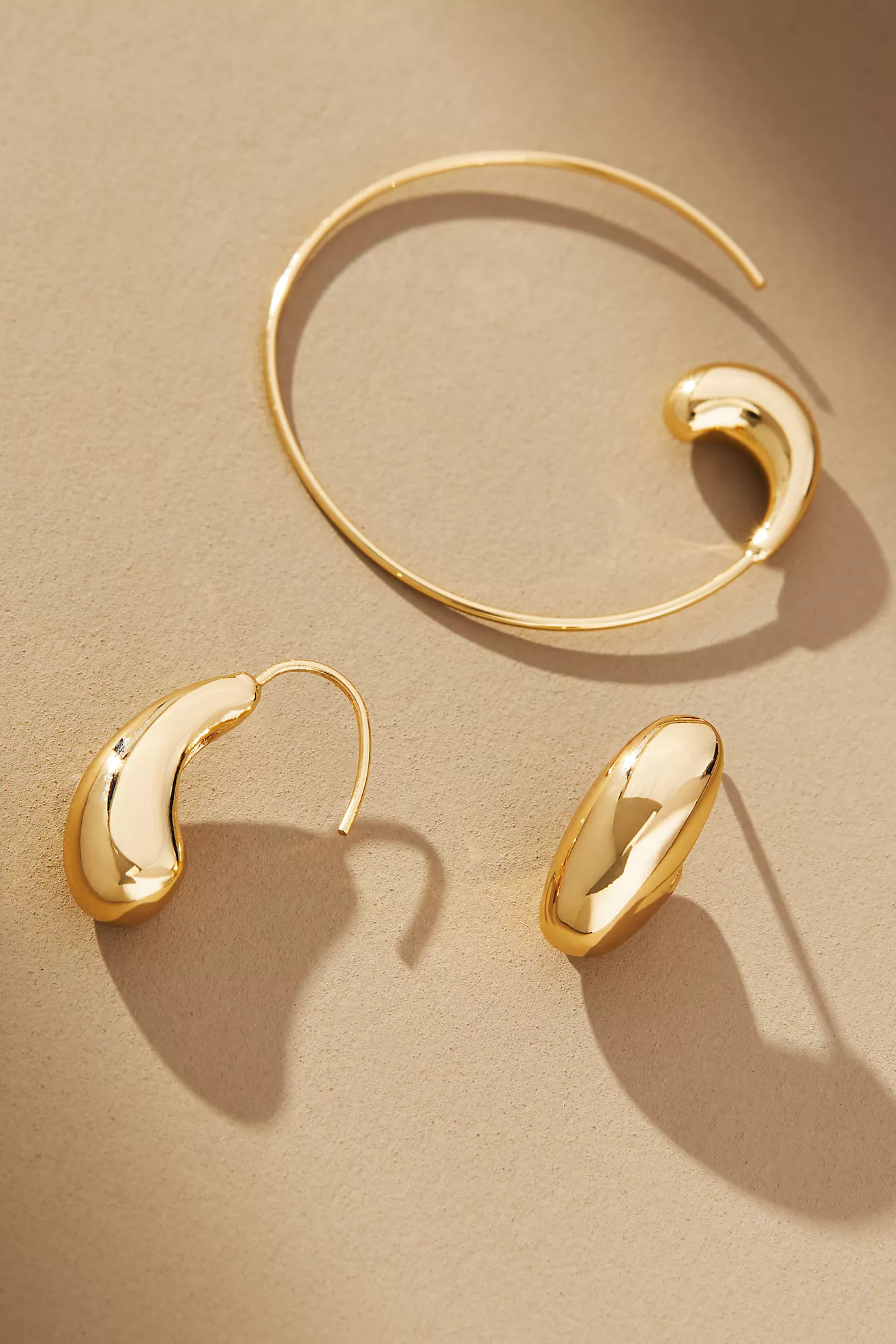 Petra Huggie Earrings, Set of 3 | Anthropologie (US)