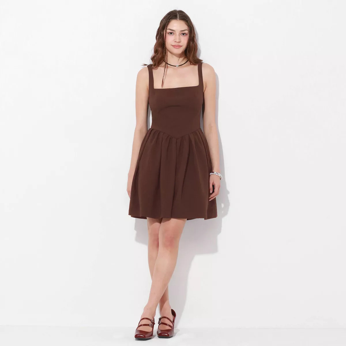 Women's Corset Mini Empire Waist Dress - Wild Fable™ Black | Target