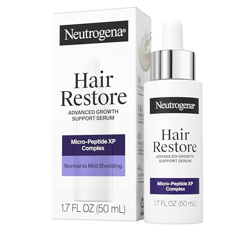 Neutrogena Hair Restore Advanced Growth Support Serum, Hair & Scalp Treatment with Micro-Peptide XP Complex, Revitalize Roots, 1.7 fl. oz | Amazon (US)