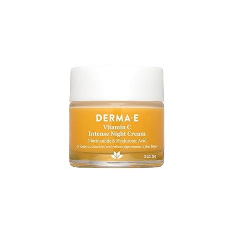 DERMA-E Vitamin C Intense Night Cream – Brightening and Hydrating Facial Skin Renewing Cream ... | Amazon (US)
