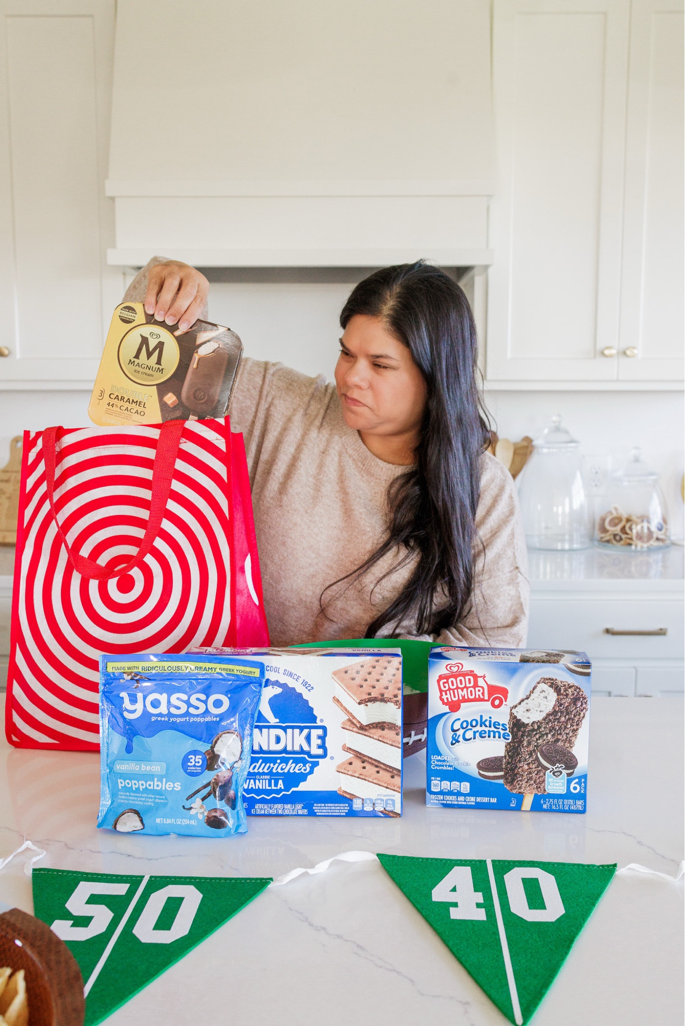 #AD Are you ready for The Big Game? Don’t forget about dessert! @Target has some of the best ice cream AND frozen dessert options for a crowd. 

#Football #IceCream #GameDaySundaes #TargetPartner #Target


#LTKFamily #LTKKids #LTKParties