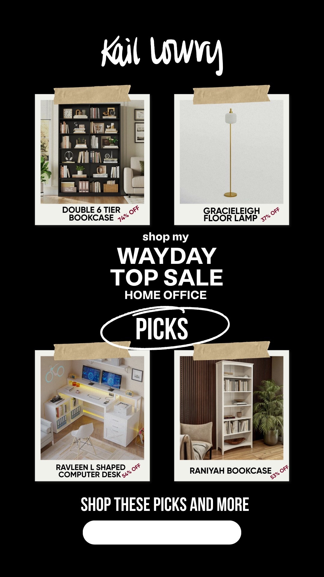 Home office ✅ 

Wayfairs WayDay sale is in full swing from April 26-28 👏🏼

#LTKSaleAlert #LTKOver40 #LTKHome