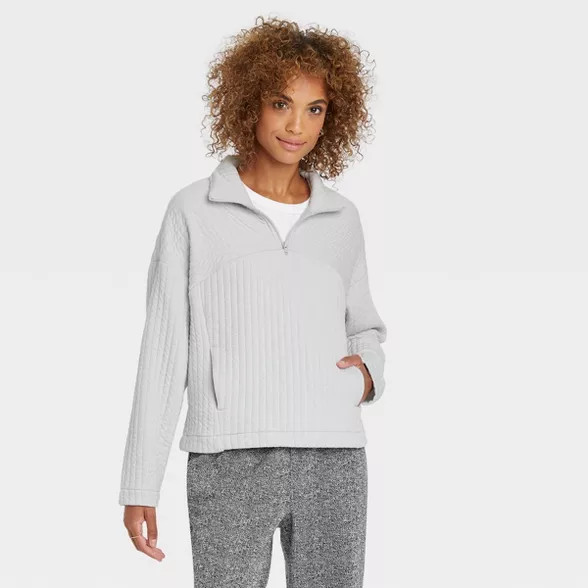 Women's Quarter Zip Sweatshirt - A New Day™ | Target