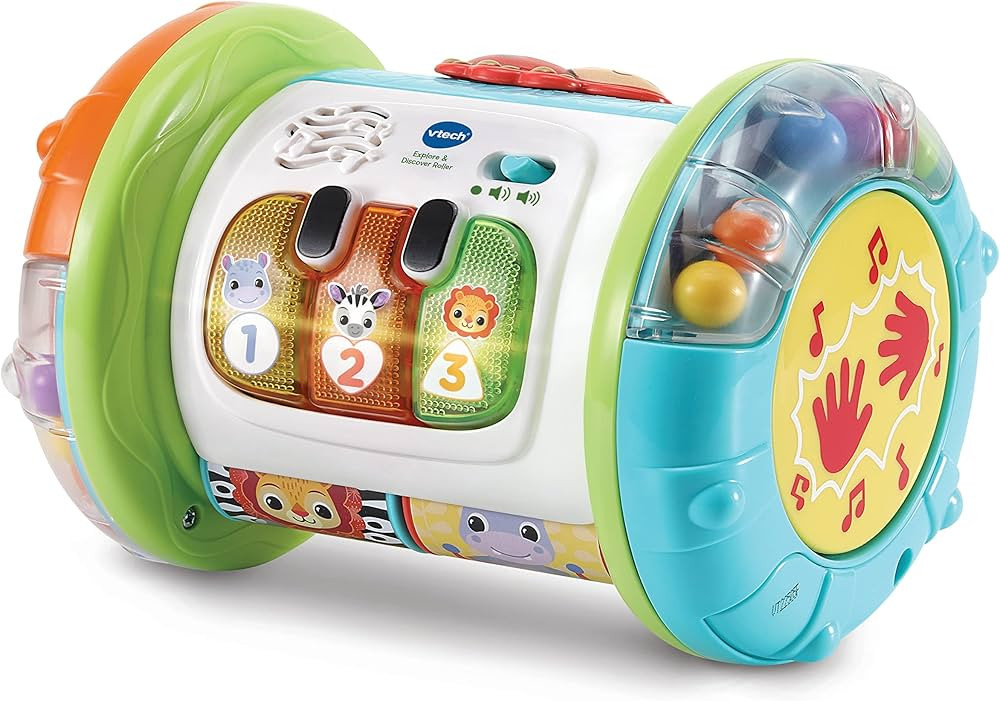 VTech Baby Explore & Discover Roller, Interactive Baby Toy with Gears, Rollers, Beads, Lights & M... | Amazon (UK)