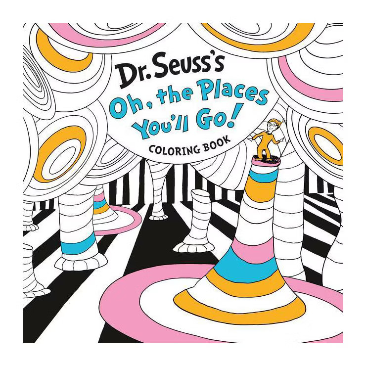 Oh, the Places You'll Go! Coloring Book - by DR SEUSS (Paperback) | Target