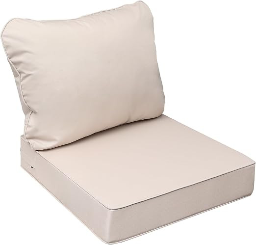 AAAAAcessories Outdoor Seat Cushions for Chairs, Fade-Resistant, Waterproof Patio Furniture Repla... | Amazon (US)