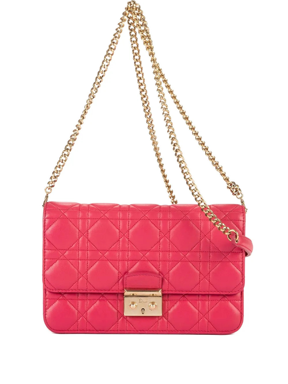 Christian Dior Pre-Owned Miss Dior chain shoulder bag - Pink | Farfetch Global