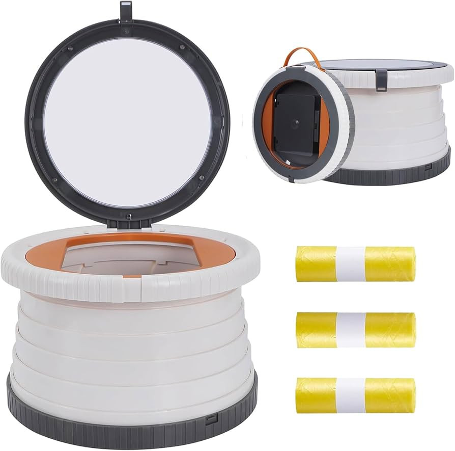 Portable, Foldable Potty seat for Toddler, Training Toilet Seat Emergency Toilet The Bottom Has t... | Amazon (US)