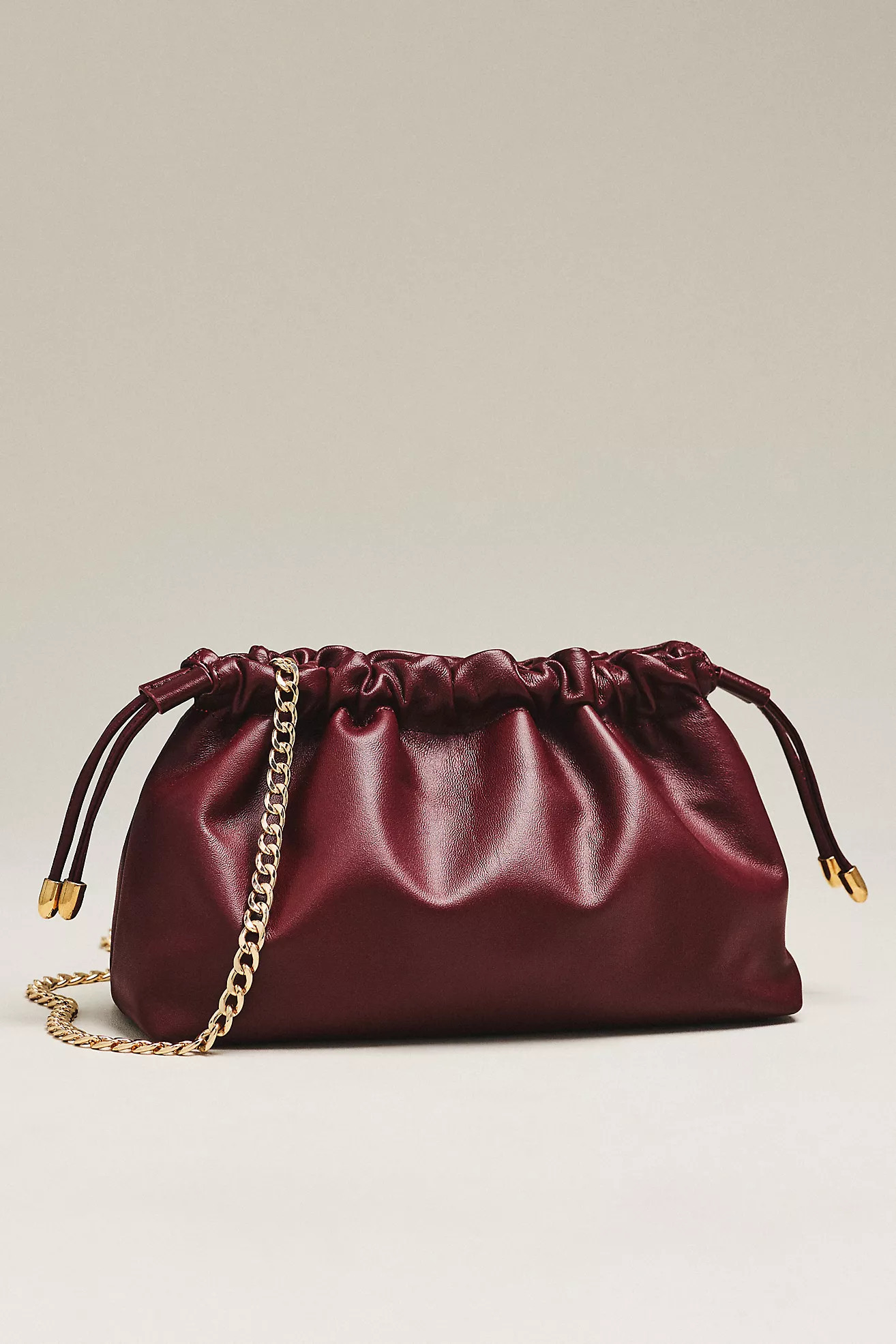Cinched Leather Clutch | Anthropologie (US)