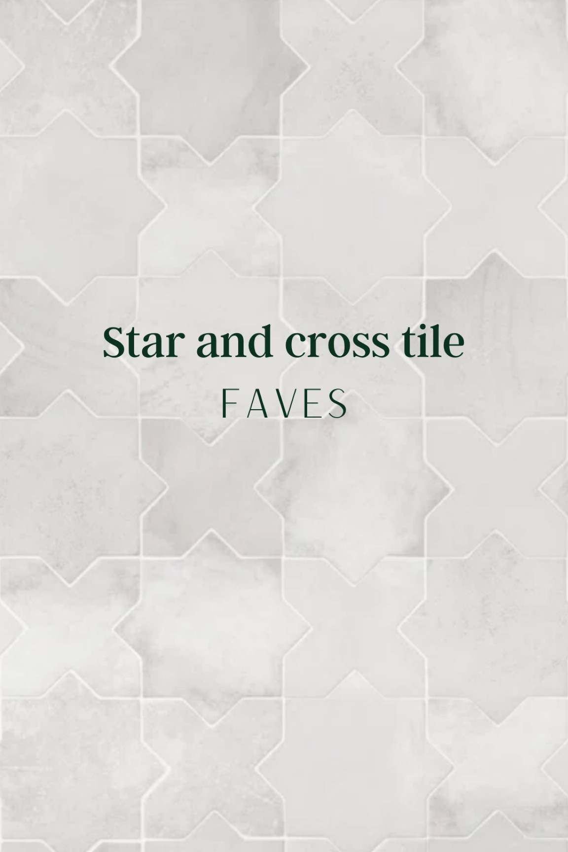 Some of my fave star and cross tile picks. 




#LTKHome