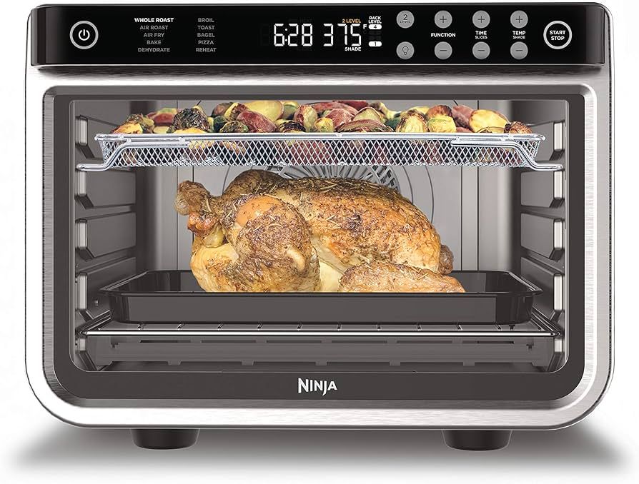 Ninja DT201 Foodi 10-in-1 XL Pro Air Fry Digital Countertop Convection Toaster Oven with Dehydrat... | Amazon (US)