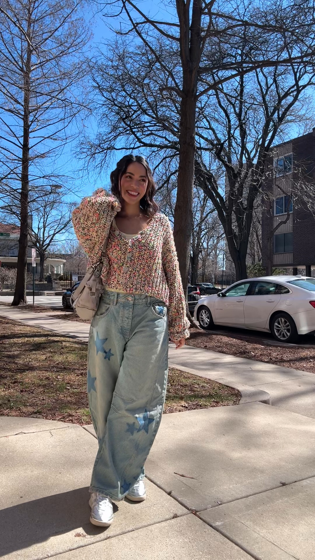 Wearing XS in the cardigan and 26 in the jeans! 🌸

#LTKSeasonal #LTKootd #LTKPetite