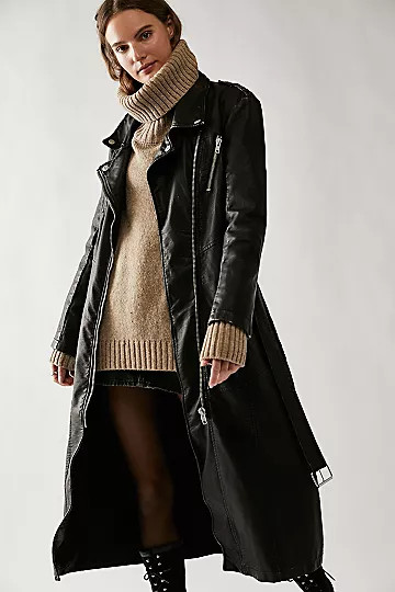 Isabelle Vegan Moto Jacket | Free People (Global - UK&FR Excluded)