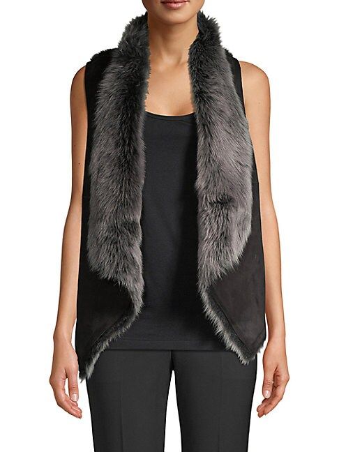 Quinn Reversible Shearling Vest | Saks Fifth Avenue OFF 5TH