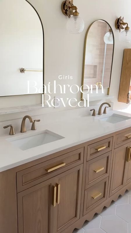 Finally!!!! The girls bathroom reveal is here! I waited many years to redo this bathroom and I have to say it was worth the wait! Every little detail makes my heart sing!!!! 🫶🏼 Sharing all of the sources here.

#LTKFind #LTKhome #LTKfamily