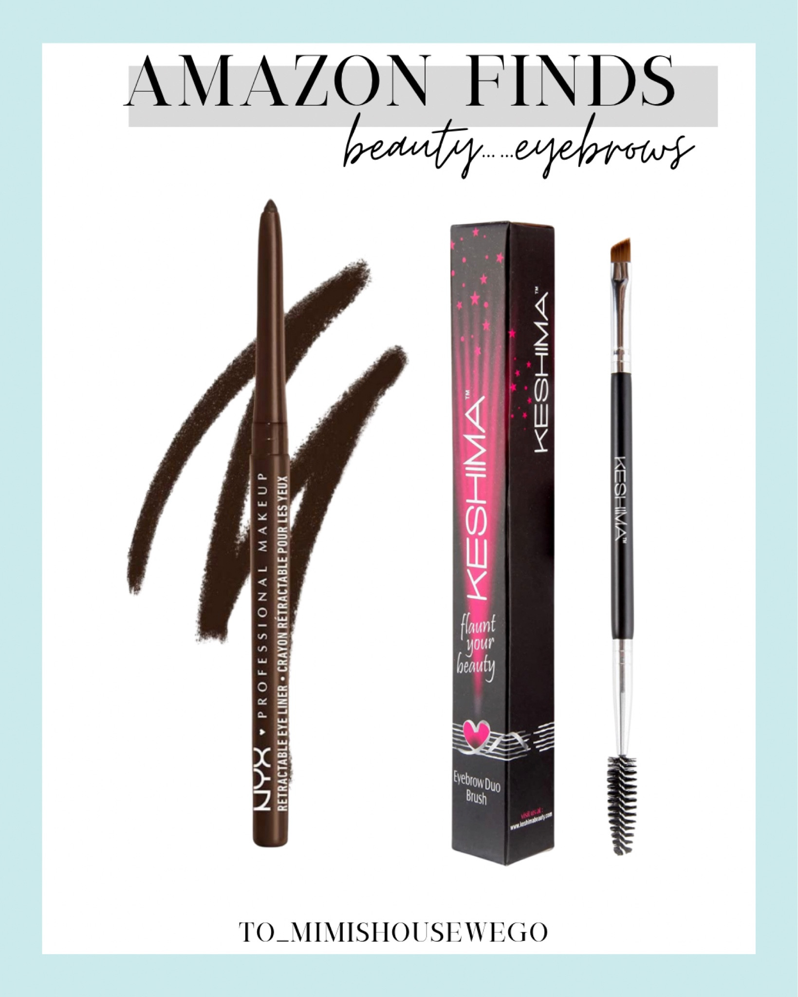 I prefer to use this waterproof EYELINER pencil on my brows.  I apply it straight to the angled brush then feather it into my brows.

#LTKstyletip #LTKunder50 #LTKbeauty