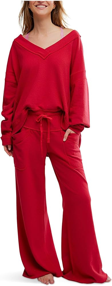 Free People Womens Staycation Lounge Pants | Amazon (US)