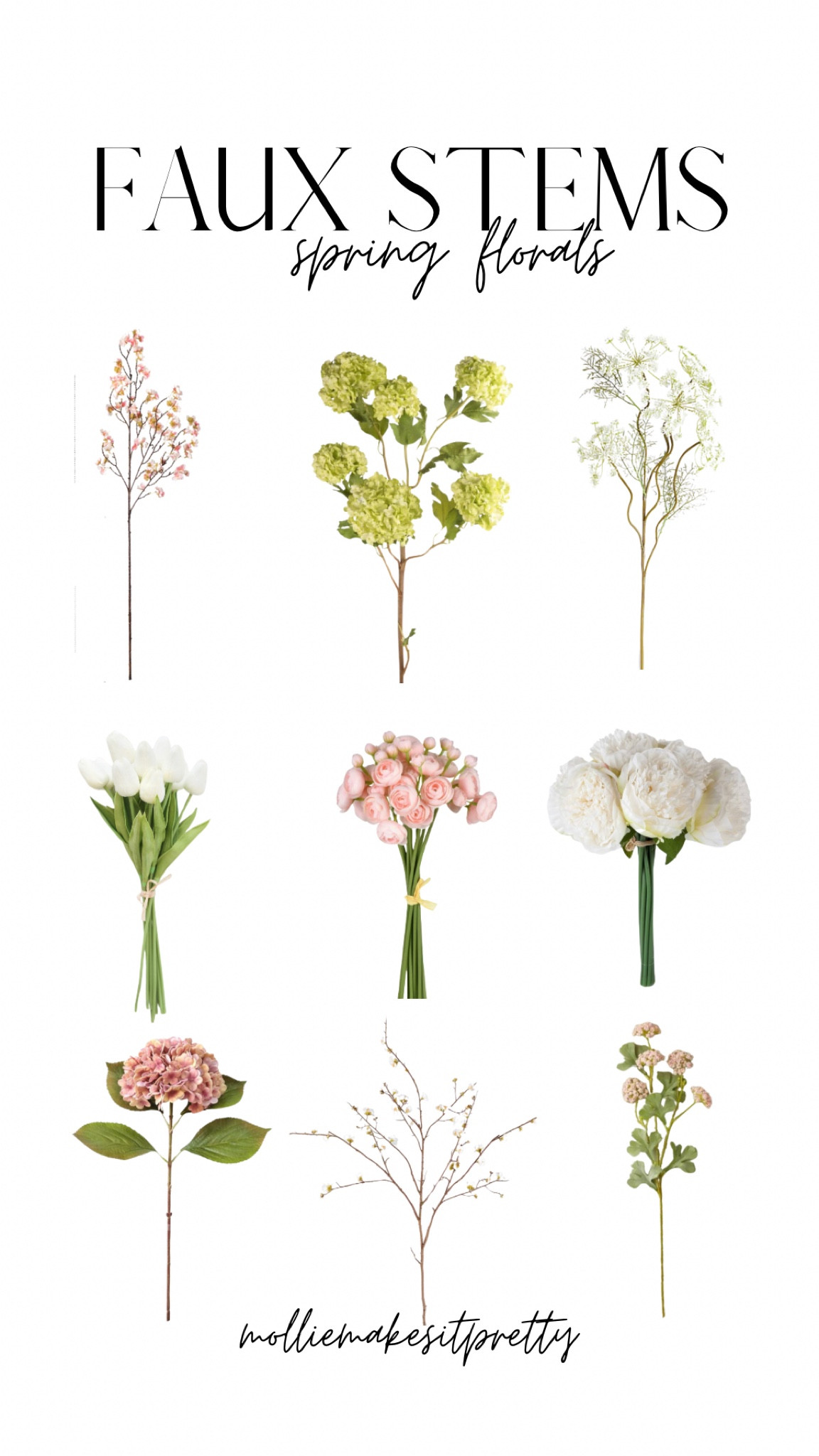 The prettiest faux floral stems for spring! Target, magnolia, afloral, amazon 

#LTKSeasonal #LTKSpringSale #LTKhome
