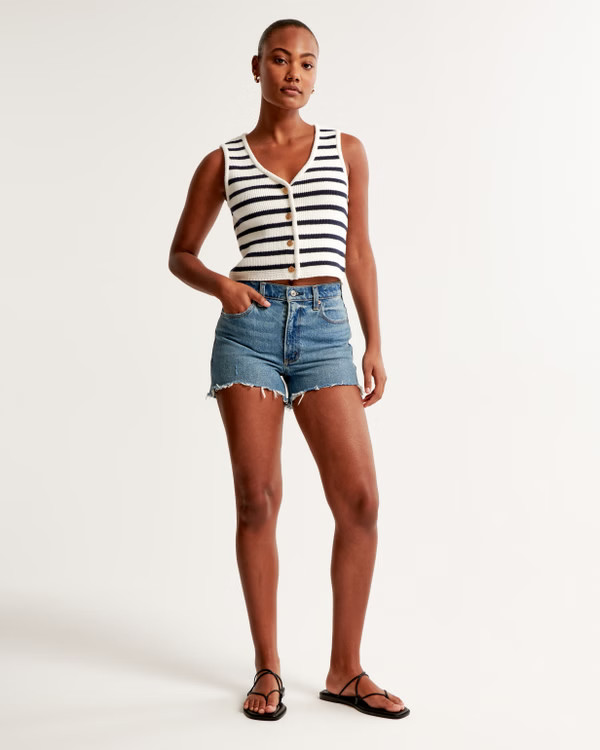 High Rise Mom Short | Abercrombie & Fitch (US)