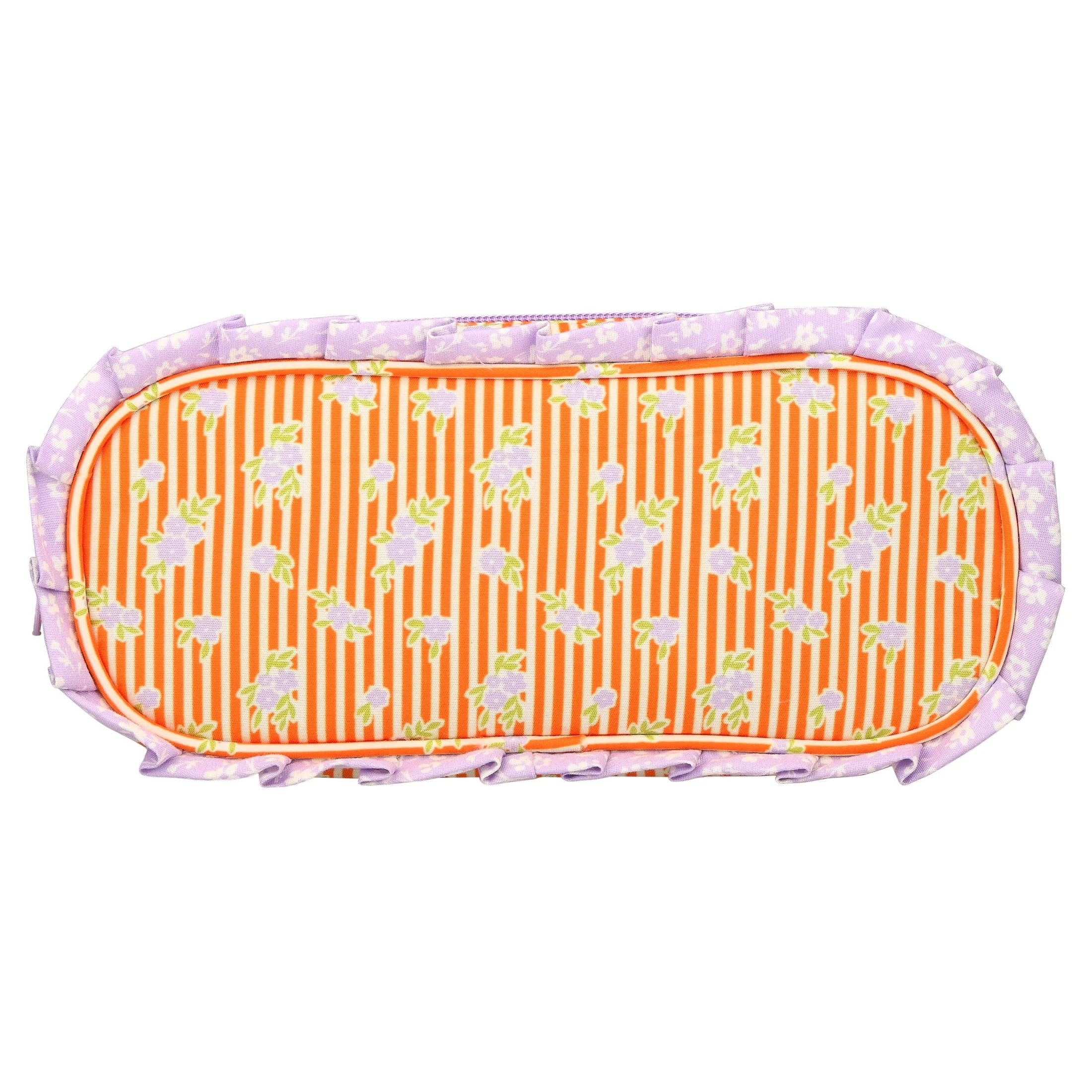 Pen+Gear Floral Ruffle Pencil Pouch, Multicolor | Walmart (US)