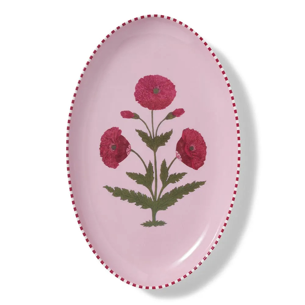 Blooming Poppies Single Motif Serving Dish | The MET