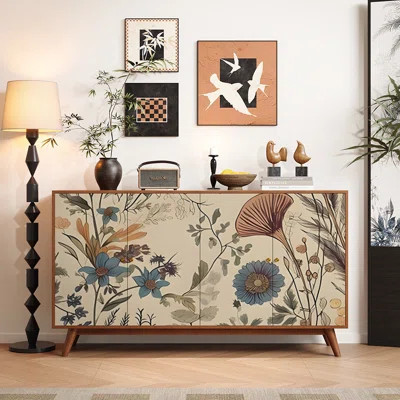 Abishai 59'' Wide Solid Wood Sideboard | Wayfair North America