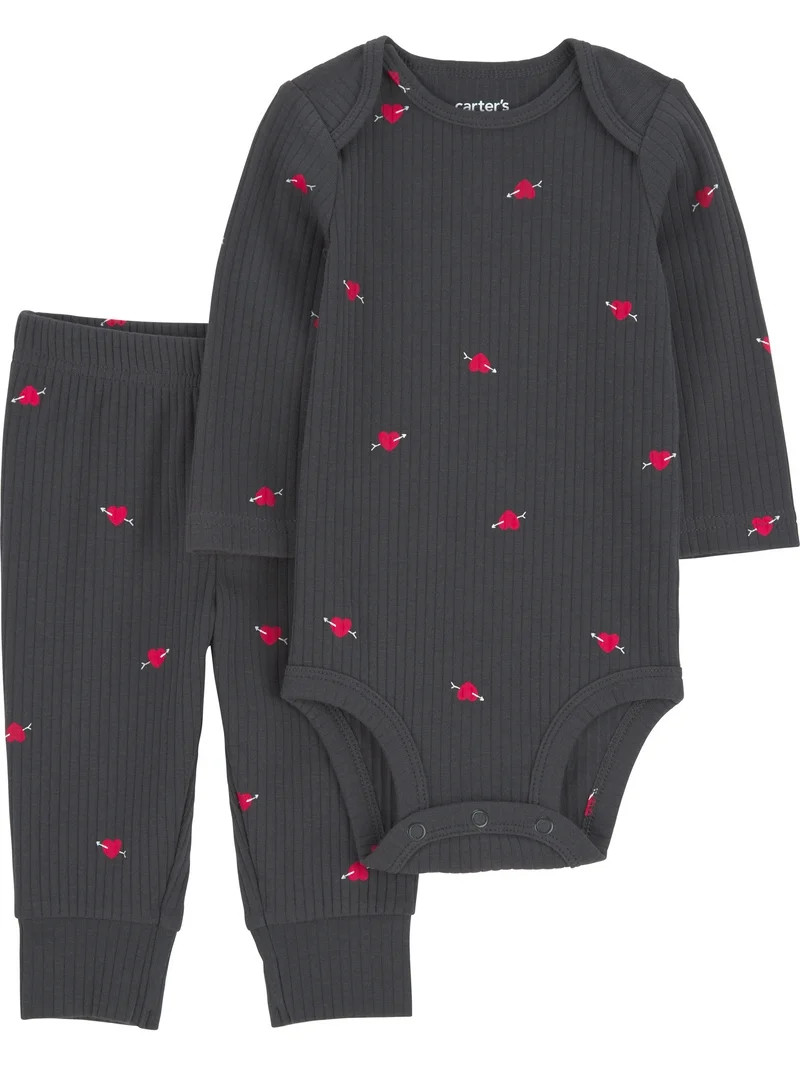 Carter's Child of Mine Baby Valentine's Outfit Set, Sizes Newborn-24 Months | Walmart (US)