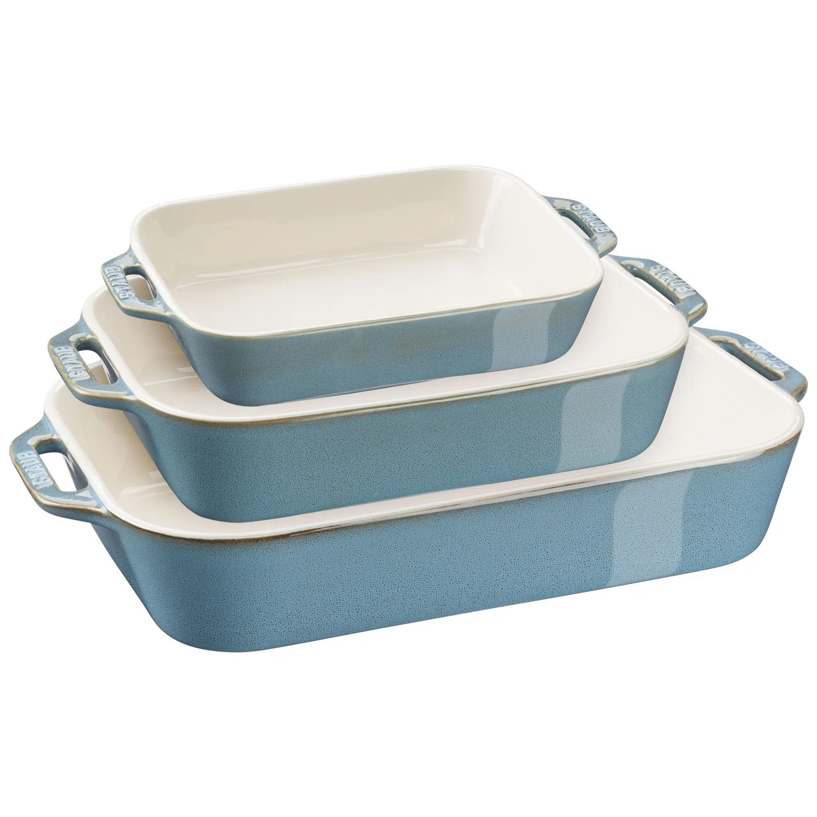 Staub Ceramics Ceramique Rectangular Baking Dish Set 3 Piece | Wayfair North America