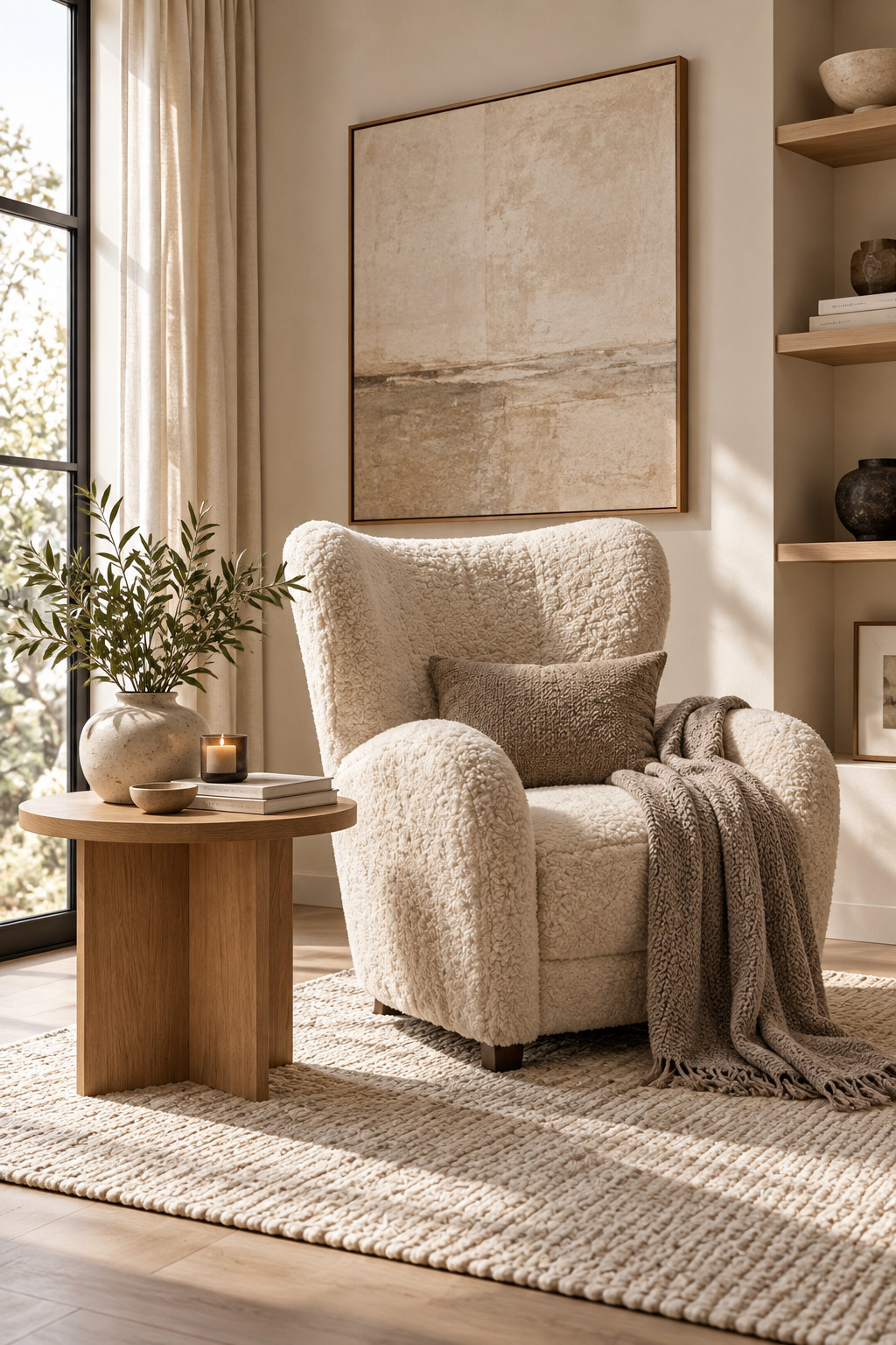 These Wayfair shearling chair finds are giving me all the cozy fall vibes 🤎 I love how the soft, fluffy texture instantly makes a room feel warmer and more pulled together. Perfect for a reading nook, bedroom corner, or living room when you want something comfy but still elevated. 🍂
#WayfairFinds #ShearlingChair #FallHomeDecor #CozyHome #AccentChair #LivingRoomInspo #ReadingNook #NeutralDecor #FallDecor #HomeDecorFinds #CozyCorner #WarmNeutralHome #FurnitureFinds #OrganicModern #AutumnHome 

 #LTKSeasonal #LTKHome #LTKSaleAlert