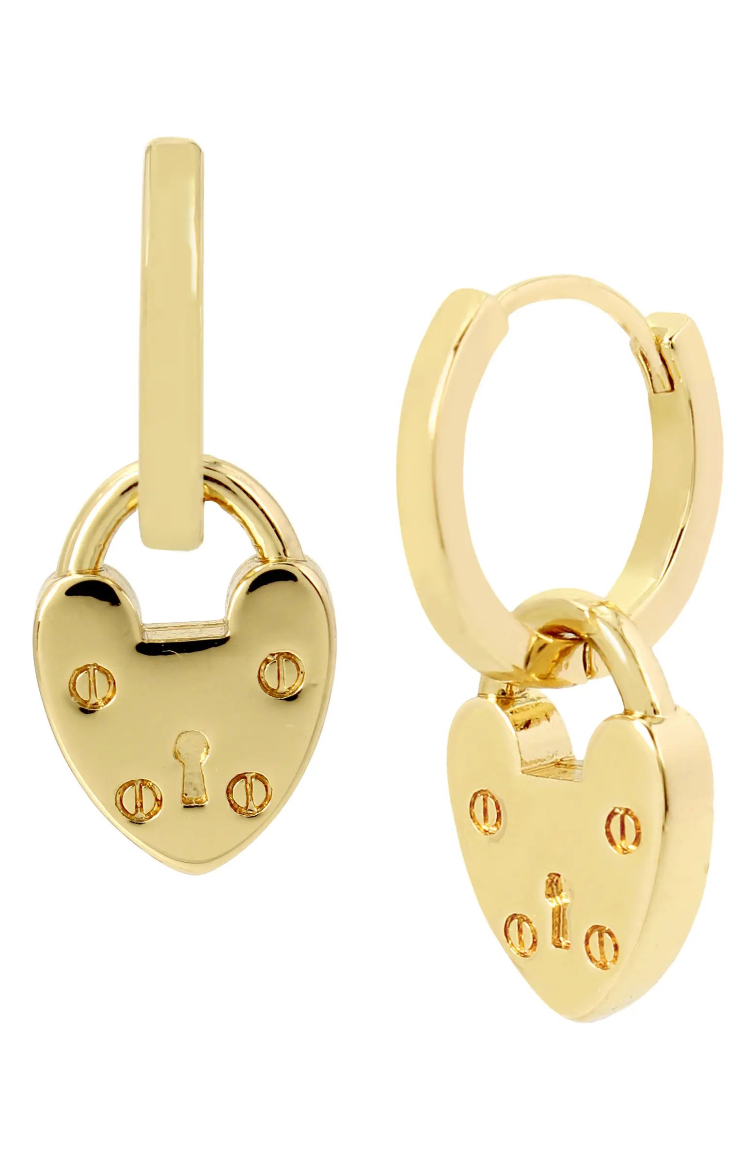 AllSaints Small Lock Huggie Earrings | Nordstrom | Nordstrom
