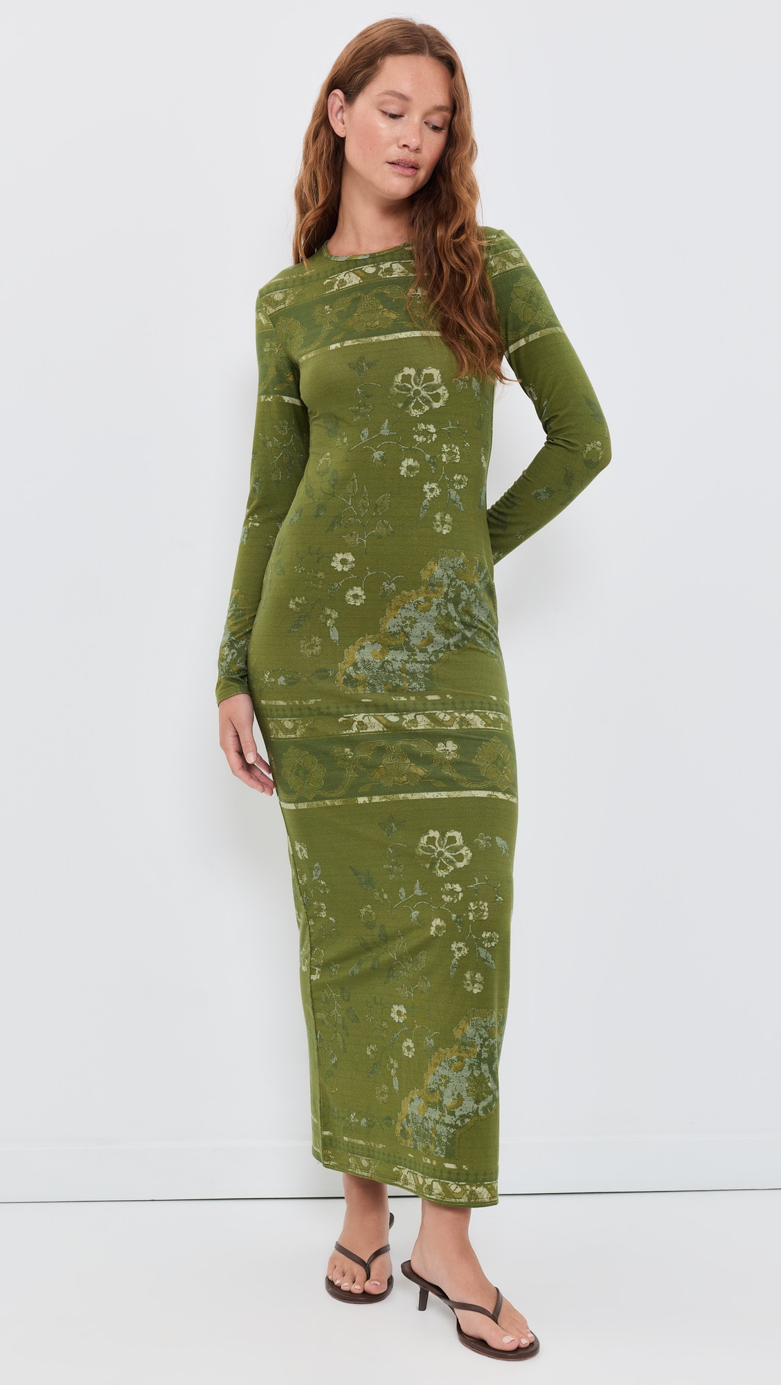 Tommie Knit Dress - Emerald Tapestry | Shopbop