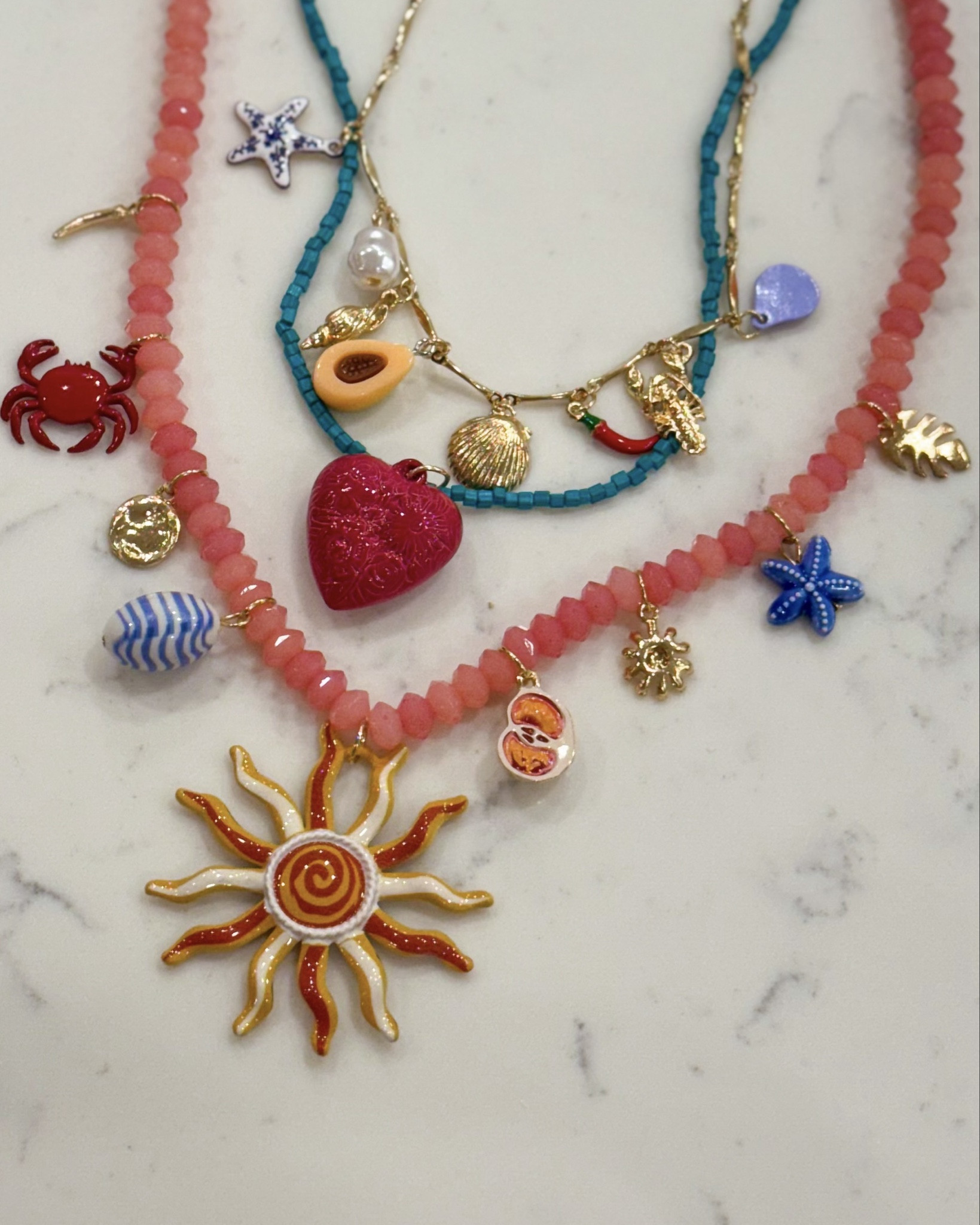 The cutest summer necklace. triple layered necklace for vacation. Resort looks

 

#LTKSeasonal #LTKFindsUnder50 #LTKSwim