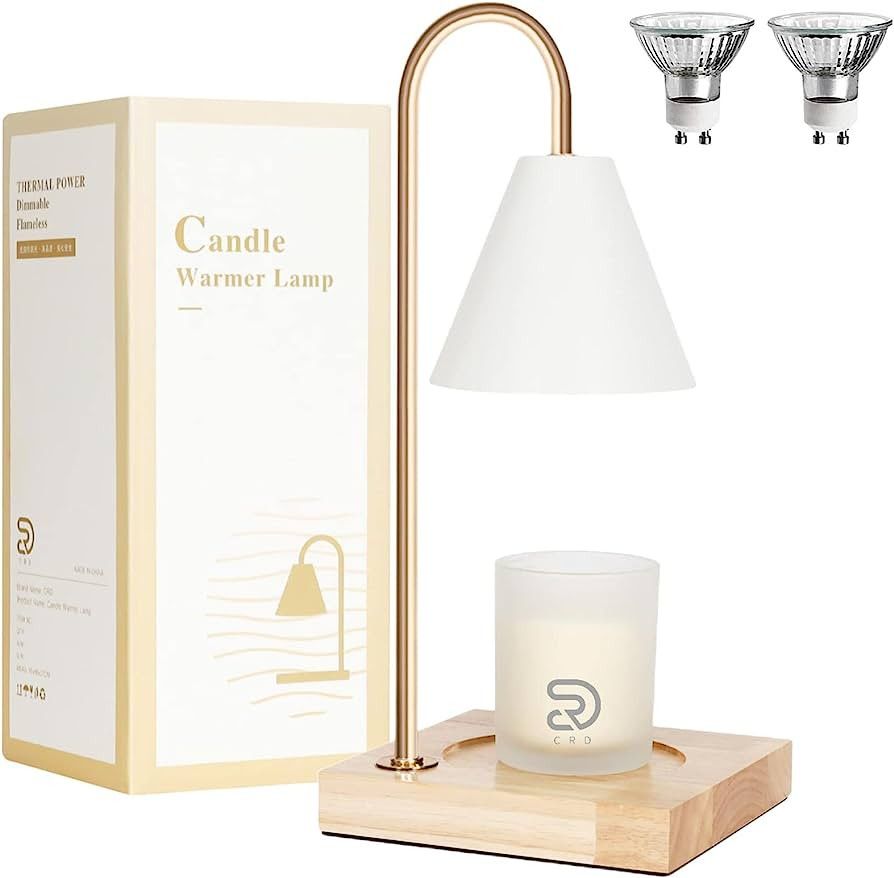CRD Candle Warmer Lamps, Dimmable Candle Lamp, Wood Base Amazon Finds Amazon Deals Amazon Sales | Amazon (US)